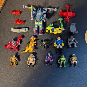 Vintage 90s Teenage Mutant Ninja Turtles Micro Mutant Micro Machines Figures